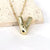 Simple Style Classic Style Letter Copper 18k Gold Plated Pendant Necklace In Bulk