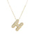 Simple Style Classic Style Letter Copper 18k Gold Plated Pendant Necklace In Bulk