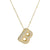 Simple Style Classic Style Letter Copper 18k Gold Plated Pendant Necklace In Bulk