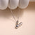 Simple Style Classic Style Letter Copper Silver Plated Pendant Necklace In Bulk