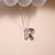 Simple Style Classic Style Letter Copper Silver Plated Pendant Necklace In Bulk