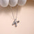 Simple Style Classic Style Letter Copper Silver Plated Pendant Necklace In Bulk