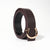 Minimalist Classic Style Letter Solid Color Pu Leather Buckle Women's Leather Belts