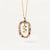 Simple Style Classic Style Letter Sterling Silver Plating Inlay Zircon 18k Gold Plated White Gold Plated Pendant Necklace