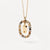 Simple Style Classic Style Letter Sterling Silver Plating Inlay Zircon 18k Gold Plated White Gold Plated Pendant Necklace