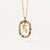 Simple Style Classic Style Letter Sterling Silver Plating Inlay Zircon 18k Gold Plated White Gold Plated Pendant Necklace