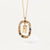 Simple Style Classic Style Letter Sterling Silver Plating Inlay Zircon 18k Gold Plated White Gold Plated Pendant Necklace