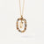 Simple Style Classic Style Letter Sterling Silver Plating Inlay Zircon 18k Gold Plated White Gold Plated Pendant Necklace