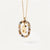 Simple Style Classic Style Letter Sterling Silver Plating Inlay Zircon 18k Gold Plated White Gold Plated Pendant Necklace