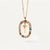 Simple Style Classic Style Letter Sterling Silver Plating Inlay Zircon 18k Gold Plated White Gold Plated Pendant Necklace