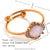 Simple Style Classic Style Oval Water Droplets Heart Shape Stainless Steel Plating Inlay Opal 18k Gold Plated Open Rings