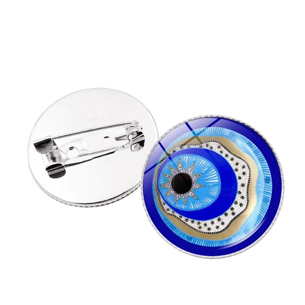 Minimalist Classic Style Pin Devil's Eye Alloy Plating Unisex Brooches