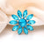 Simple Style Classic Style Pin Flower Alloy Inlay Zircon Women's Brooches 1 Piece