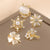 Simple Style Classic Style Pin Flower Alloy Inlay Zircon Women's Brooches