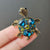 Simple Style Classic Style Pin Tortoise Alloy Inlay Rhinestones Unisex Brooches