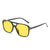 Simple Style Classic Style Solid Color Ac Square Full Frame Women's Sunglasses