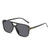 Simple Style Classic Style Solid Color Ac Square Full Frame Women's Sunglasses