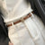 Simple Style Classic Style Solid Color Imitation Leather Alloy Women's Leather Belts