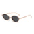 Simple Style Classic Style Solid Color Pc Oval Frame Full Frame Women's Sunglasses