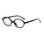 Simple Style Classic Style Solid Color Pc Oval Frame Full Frame Women's Sunglasses