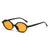 Simple Style Classic Style Solid Color Pc Oval Frame Full Frame Women's Sunglasses