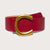 Simple Style Classic Style Solid Color Pu Leather Alloy Women's Leather Belts