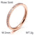 Simple Style Classic Style Solid Color Titanium Steel Inlay Zircon Rings