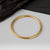 Simple Style Classic Style Solid Color Titanium Steel Polishing Bangle