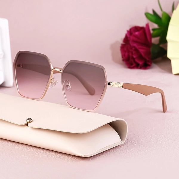 Simple Style Classic Style Streetwear Geometric Pc Square Full Frame Women's Sunglasses