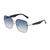 Simple Style Classic Style Streetwear Geometric Pc Square Full Frame Women's Sunglasses