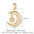 Simple Style Classic Style Sun Star Moon Copper Plating Inlay Zircon Charms Jewelry Accessories