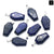 Minimalist Coffin Natural Stone Polishing Crystal Charms