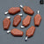 Minimalist Coffin Natural Stone Polishing Crystal Charms