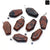 Minimalist Coffin Natural Stone Polishing Crystal Charms