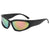 Simple Style Color Block Ac Cat Eye Full Frame Men's Sunglasses