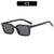 Simple Style Color Block Ac Square Full Frame Women's Sunglasses