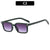 Simple Style Color Block Ac Square Full Frame Women's Sunglasses