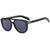 Simple Style Color Block Ac Toad Glasses Full Frame Women's Sunglasses