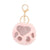 Simple Style Color Block Alloy Plush Women's Keychain