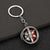 Simple Style Color Block Metal Unisex Bag Pendant Keychain