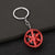 Simple Style Color Block Metal Unisex Bag Pendant Keychain