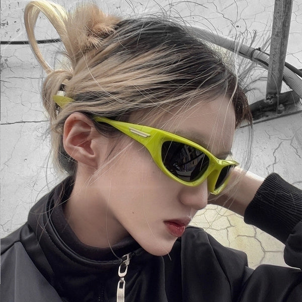 Simple Style Color Block Pc Cat Eye Full Frame Women's Sunglasses