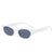 Simple Style Color Block Pc Special-shaped Mirror Full Frame Women's Sunglasses