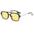 Simple Style Color Block Pc Square Full Frame Women's Sunglasses