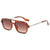 Simple Style Color Block Pc Square Full Frame Women's Sunglasses