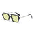 Simple Style Color Block Pc Square Full Frame Women's Sunglasses