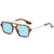 Simple Style Color Block Pc Square Full Frame Women's Sunglasses