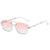 Simple Style Color Block Pc Square Full Frame Women's Sunglasses