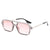 Simple Style Color Block Pc Square Full Frame Women's Sunglasses