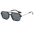 Simple Style Color Block Pc Square Full Frame Women's Sunglasses